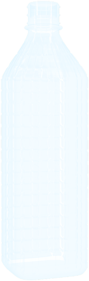 Empty 500 ml PET bottle